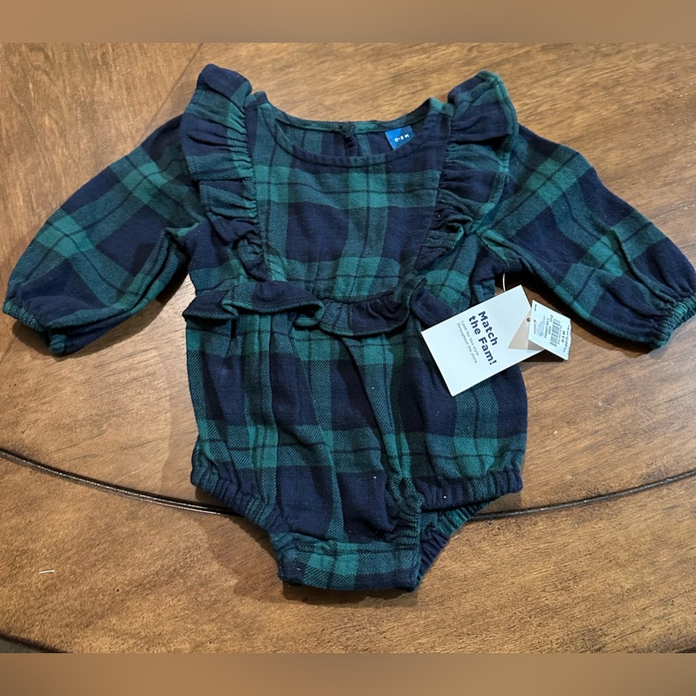 Christmas Flannel Romper